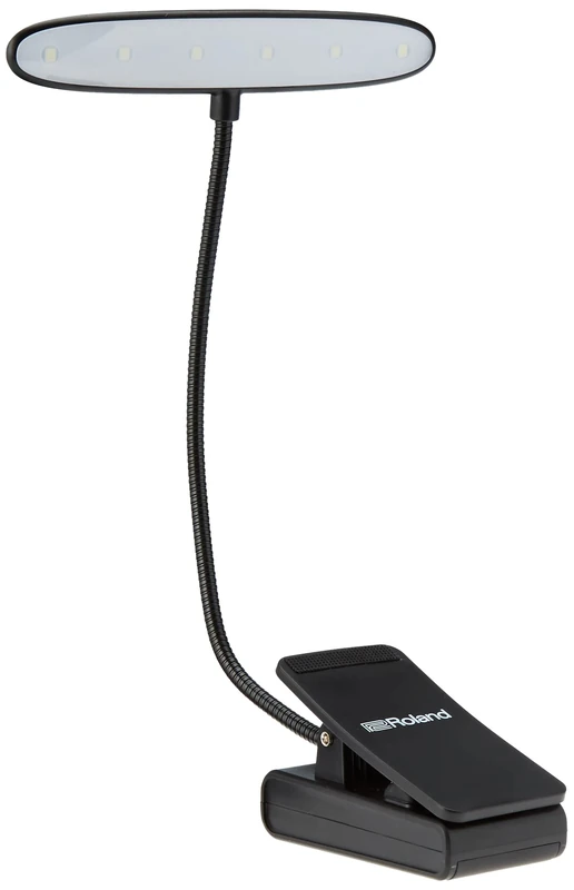 Roland LCL-15W LED Clip Light - Black Battery Powered Lamp - Image 1