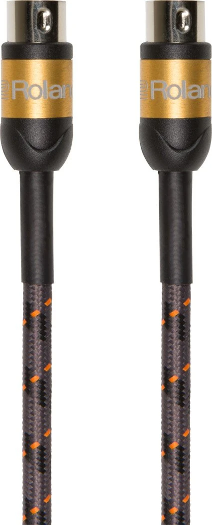 ROLAND Gold Series Premium Midi Cable, 3 Ft./1 M - Rmidi-G3