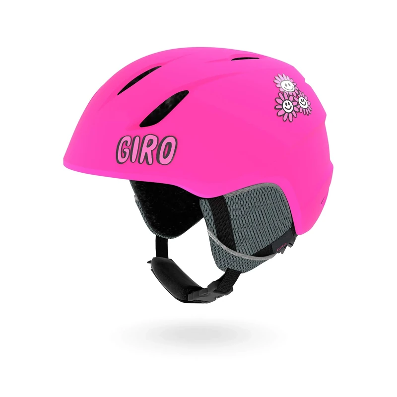 Giro GIRRJ Launch Youth Snow Helmet - Matte Bright Pink Psych Blossom, XS 48.5-52cm