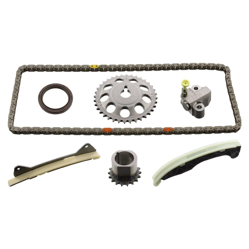 Blue Print ADT373511 Timing Chain Kit for camshaft, with sliding rails and chain tensioner, pack of one