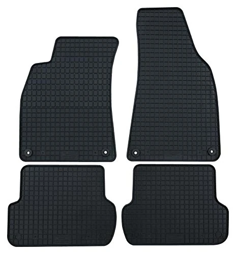 PETEX Rubber mats suitable for X-Class (470) from 11/2017, floor mats, black, 4 pieces