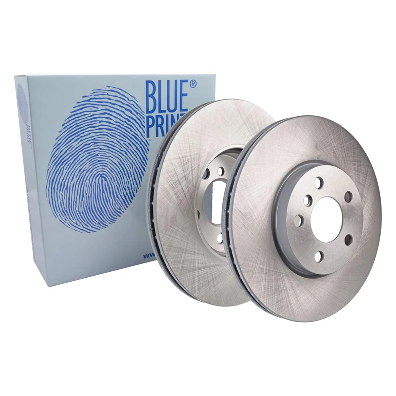 Blue Print ADB114322 Brake Disc Set (2 Brake Disc) front, internally ventilated, No. of Holes 5