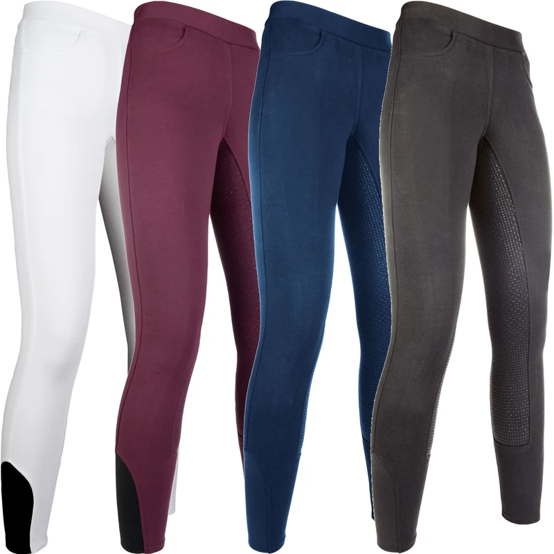 HKM Women's Yvi Silicone Full Seat Leggings, Black, 44 - Image 1