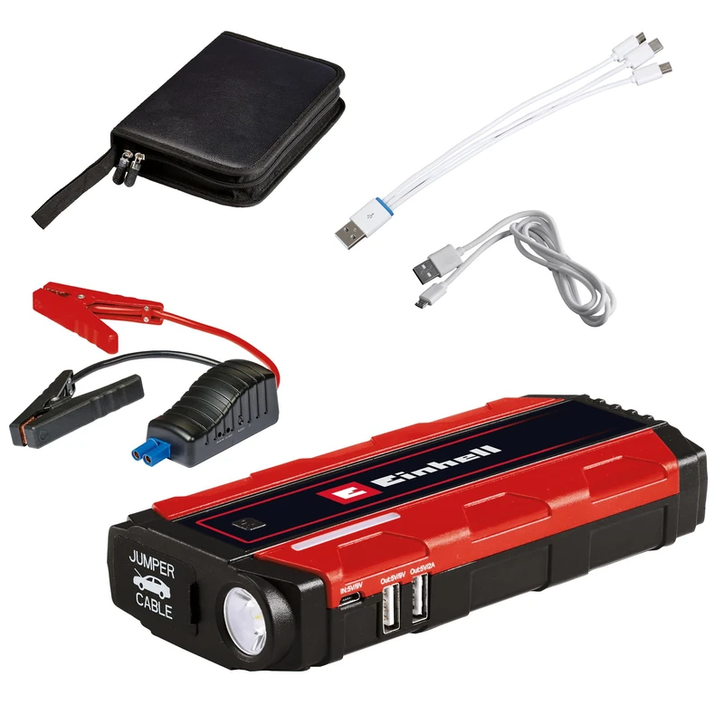 Einhell Auto-Starthilfe CE-JS 8 (Starthilfe & Energiestation, mobile Stromversorgung, LiPo-Akku, Ladezustandsanzeige, Starthilfeeinrichtung)