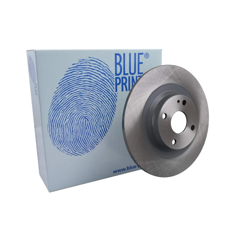 Blue Print ADM543134 Brake Disc Set (2 Brake Disc) rear, full, No. of Holes 4