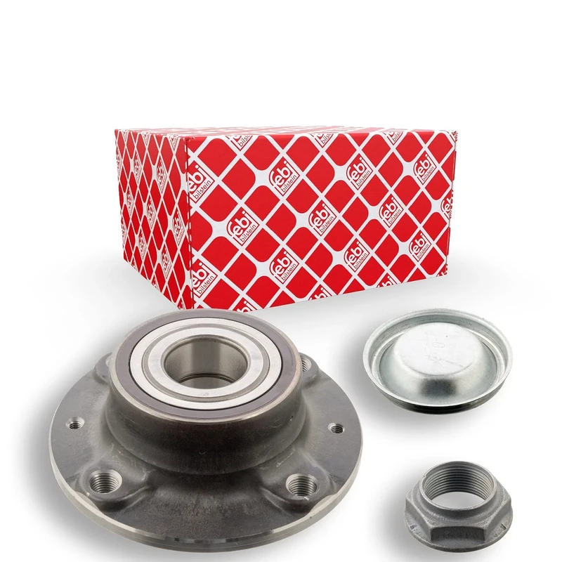 Febi Bilstein 102781 Wheel Bearing Set with Wheel Hub and Mounting Material 1 Piece