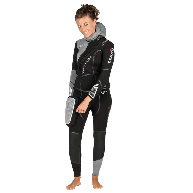 Mares Flexa Z-Therm She Dives Wetsuit, Women, Black, S