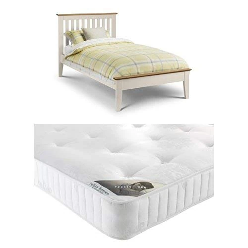 SALERNO SHAKER BED TWO TONE 90CM & ELITE 90CM MATTRESS