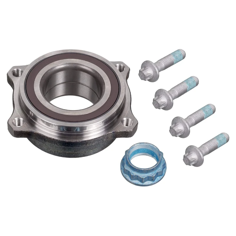 febi bilstein 102834 Wheel Bearing Kit with ABS sensor ring and additional parts, pack of one