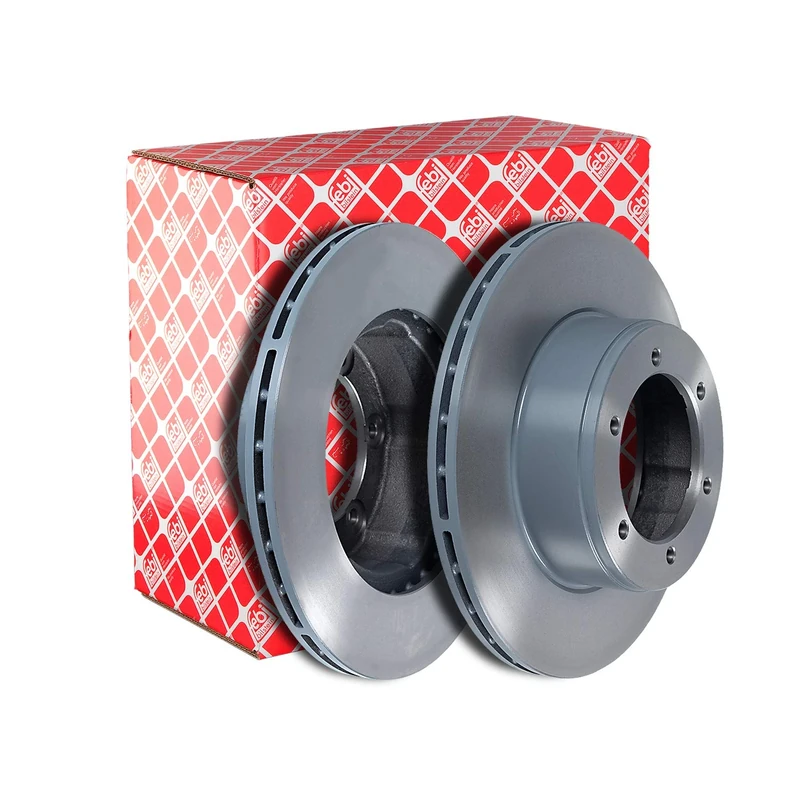 febi bilstein 47464 Brake Disc (2 Brake Disc) front, internally ventilated, No. of Holes 6