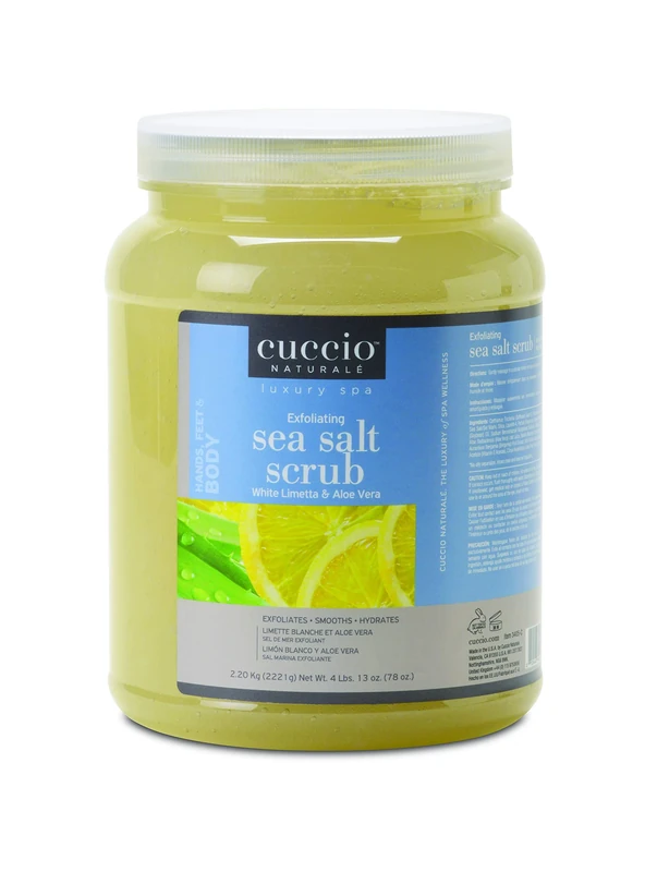 White Limetta & Aloe Vera Sea Salt Hands, Feet & Body 2184g (78oz)