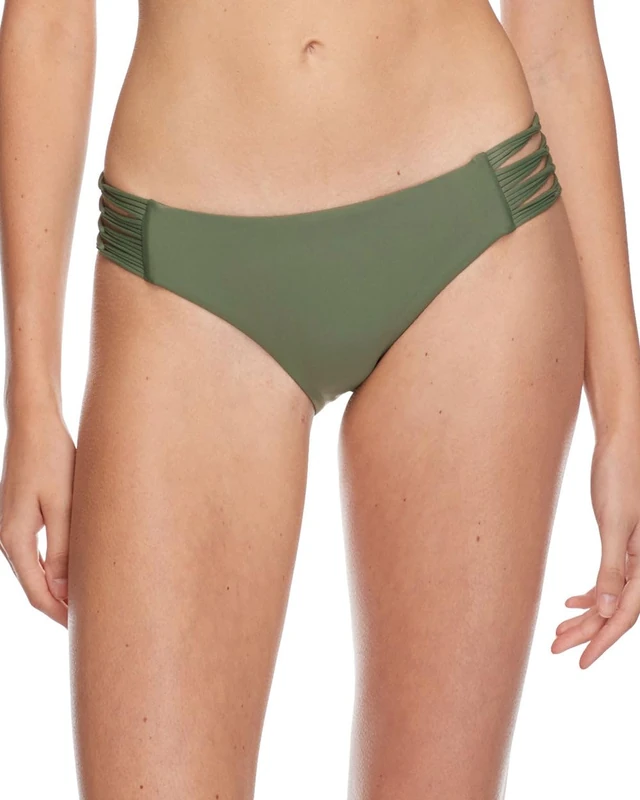 Body Glove Women's Ruby Solid Bikini Bottom Swimsuit, Smoothies Cactus, XL
