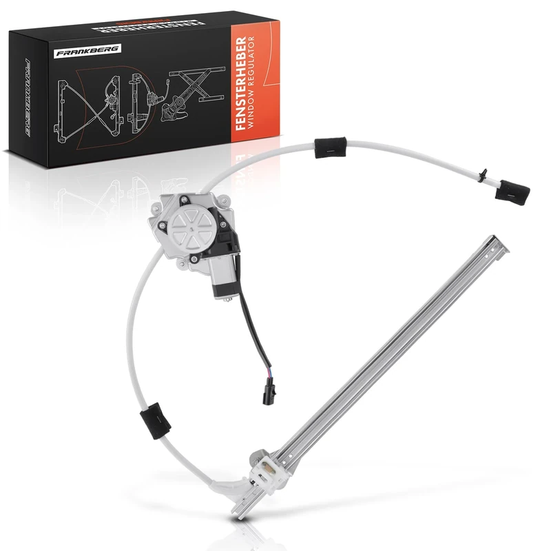 Frankberg Window Regulator with Motor Rear Right Compatible with Cherokee KJ All Engine SUV 2002-2005 55360034AJ