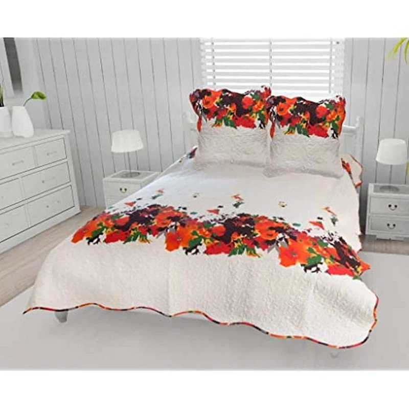 Soleil d'ocre Amelie Boutis Cotton Beige 240 x 260 cm - Image 1