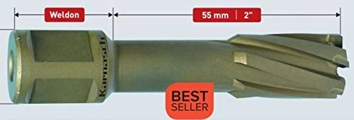 Karnasch KARNASCH Hard-Line 55 Auger Bit with Hard Metal, 170mm Diámetro de Corte, 19mm Diámetro del Vástago, 1