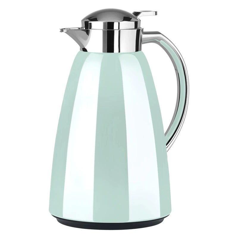 Emsa Campo F4130300 Insulated Jug | 1 L Capacity | Quick Tip Closure | 100% Leak-Proof | 12 Hours Warm, 24 Hours Cold | Premium Stainless Steel | Easy to Clean | Pastel Mint