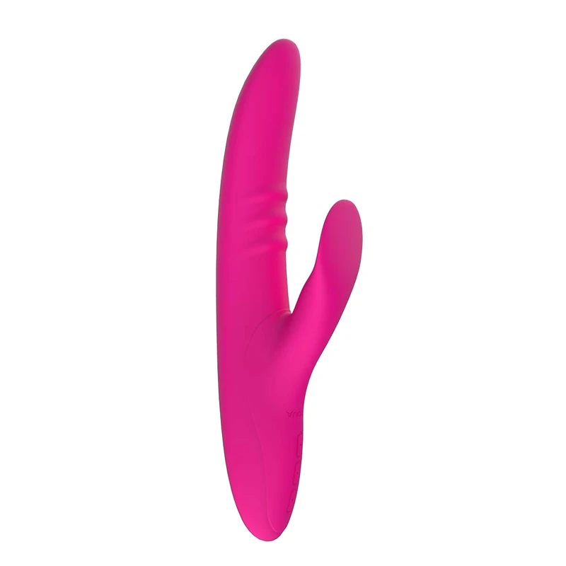 Nalone Peri Rabbit Vibrator with Clitoris Stimulator Constant Temperature Function at 42 Degrees Celsius, Pink - Image 1