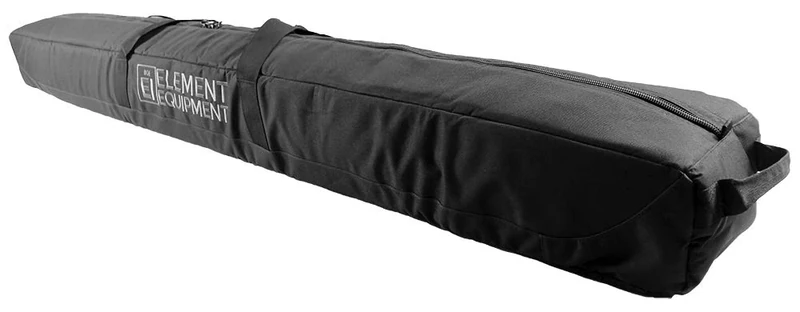 Element Equipment Deluxe Padded Ski Bag Single - Premium High End Travel Bag Black/Grey 190
