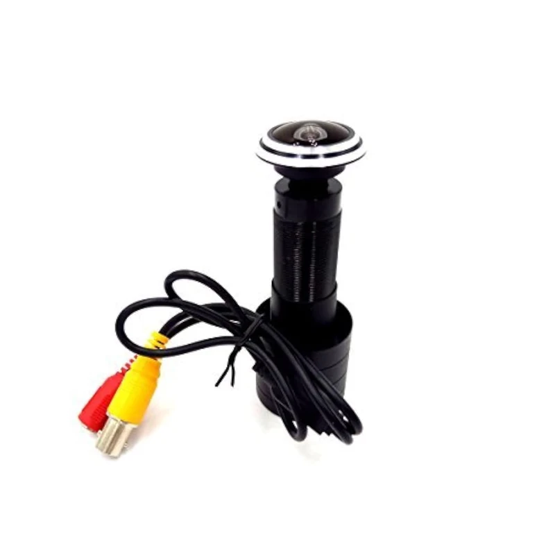CNDST HD 1080P 2MP Starlight 0.0001Lux AHD CCTV Surveillance Peephole Viewer Camera Fisheye Door Camera, For 1080P 4-in-1 TVI/AHD/CVI/CVBS/960H DVR, 1.78mm Lens 155°Wide Angle Lens