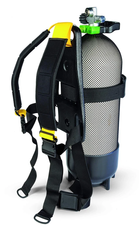 Best divers AB0417S Sub Cylindrical Backrest with Straps Nylon Buckles Padded Shoulder Straps Unisex - Adult, Black, One Size - Image 1