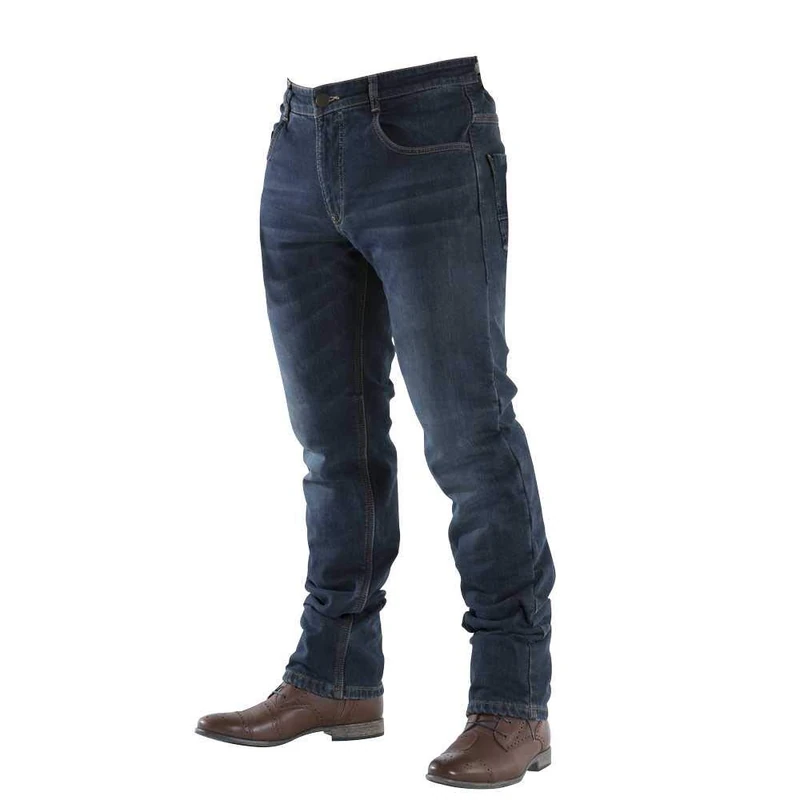 Overlap Manx Men's Jeans, Grey/Blue, Size 28