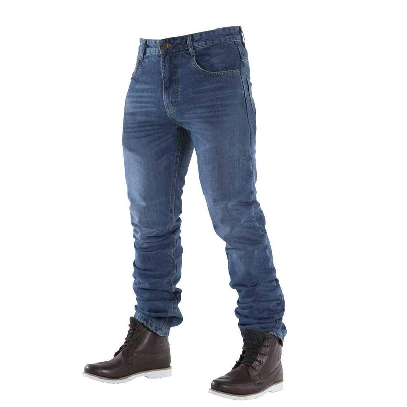 Overlap Manx Smalt Men's Jeans - Blue, Size 30