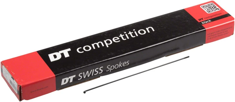 DT Swiss Competition black spokes 14/15 g = 2/1.8 mm box 100, 282 mm