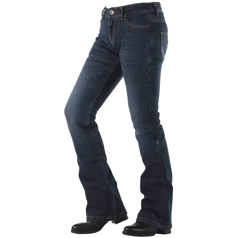 Overlap Harlow Smalt Ladies Approved Jeans - Blue, 32