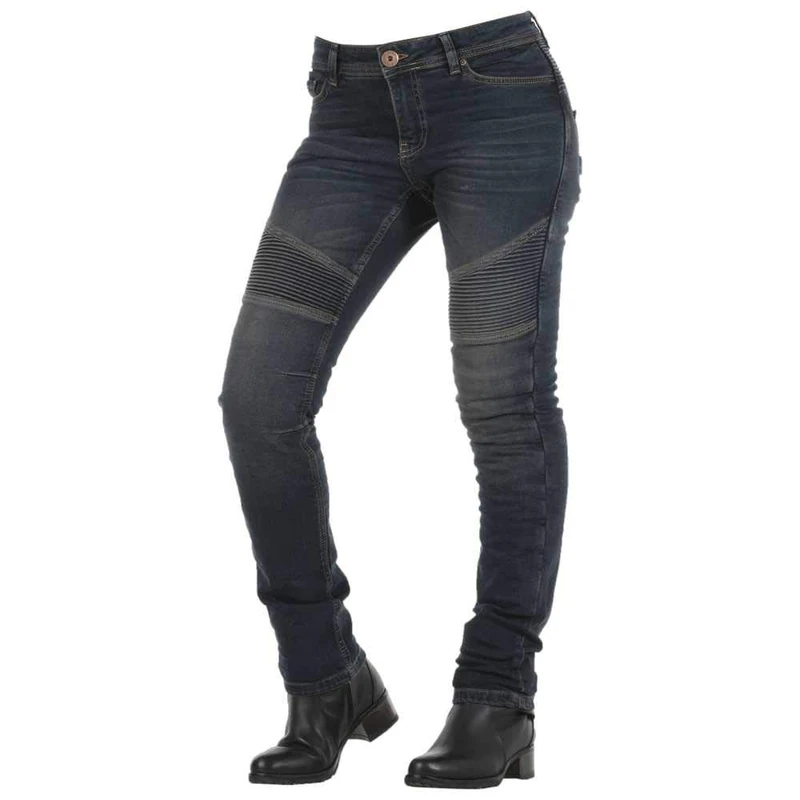 Overlap Imola Women's Jeans Approved Route, Grey/Blue, Size 36