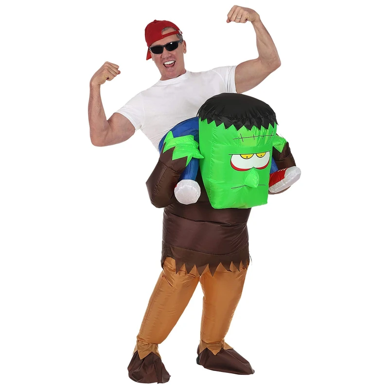 Widmann Monster Rider Inflatable Piggyback Costume - One Size