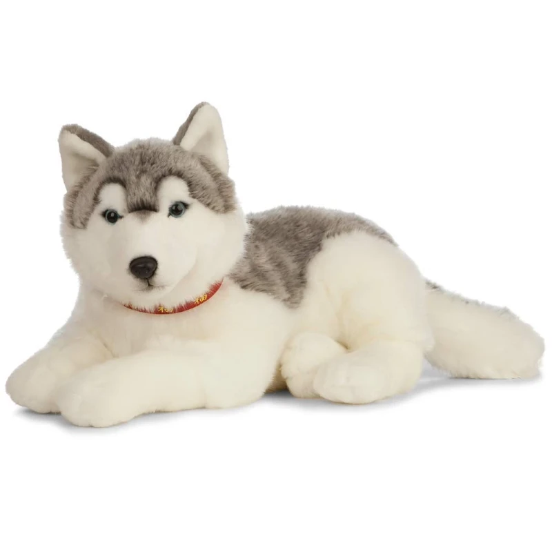Living Nature Giant Husky, Realistic Soft Cuddly Dog Toy, Naturli Eco-Friendly Plush, 60cm