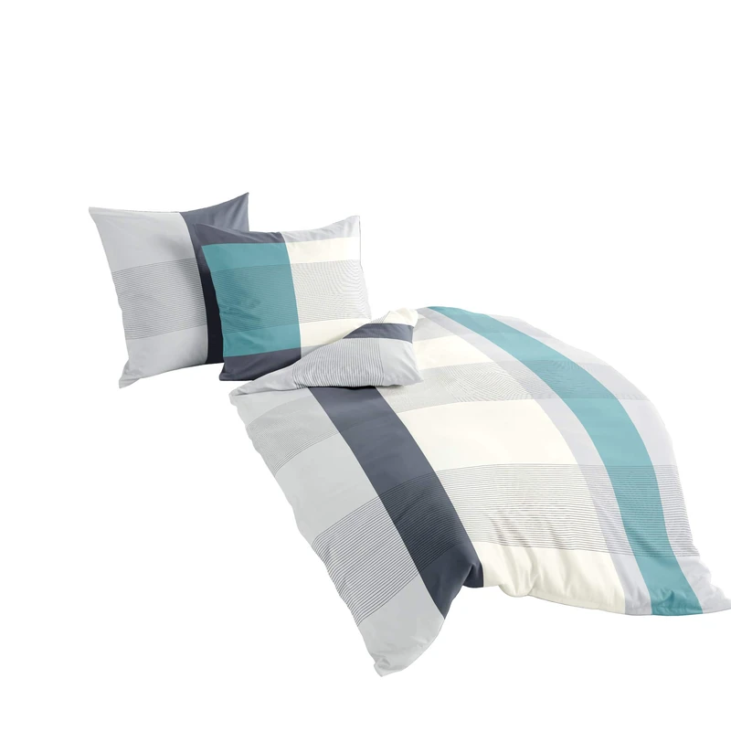 Bierbaum 4643 15 Cotton Bed Linen Ocean/155x200/