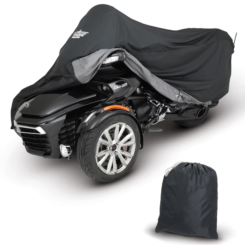 UltraGard CanAm Spyder F3-T/LTD Full Cover with Windshield Liner & Exhaust Heat Shield - Durable Polyurethane Coated, Reflective Logo, Antenna Access, Bungee Hem, Storage Pouch - Image 1