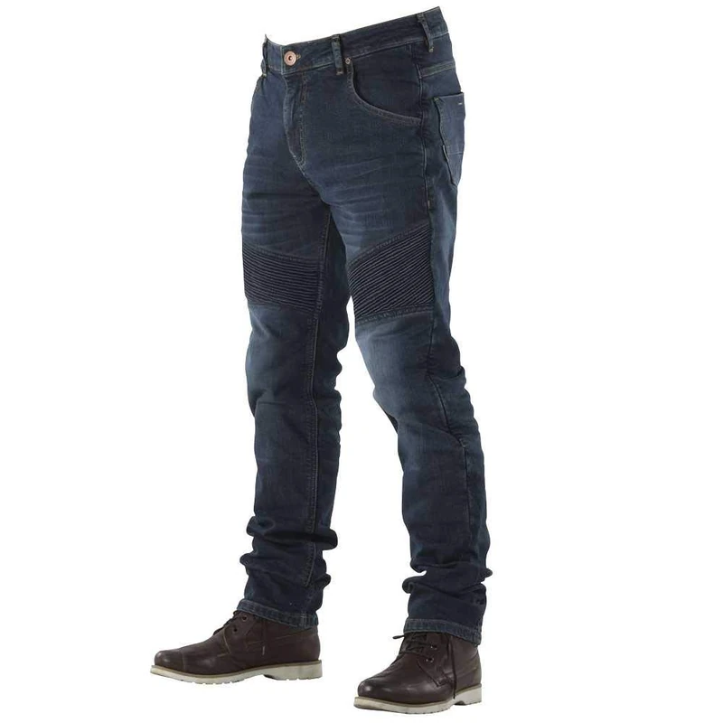 Overlap Castel Smalt Men's Jeans, Blue, Size 40