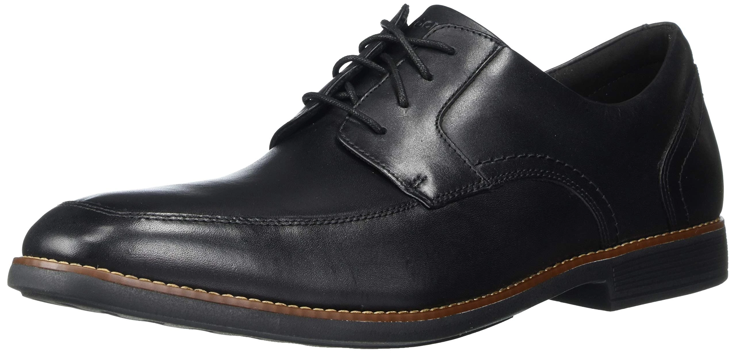 Rockport Men's Slayter Apron Toe Oxford, Black, 6.5 UK