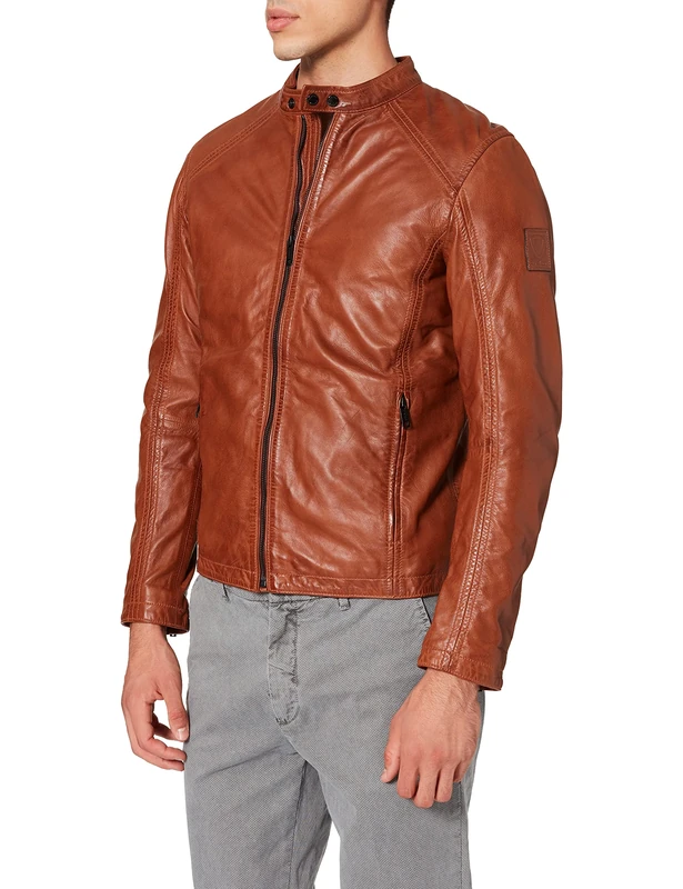 Strellson Premium Men's Manson Jacket, Brown (Saddle 223), Small (Size: 48)