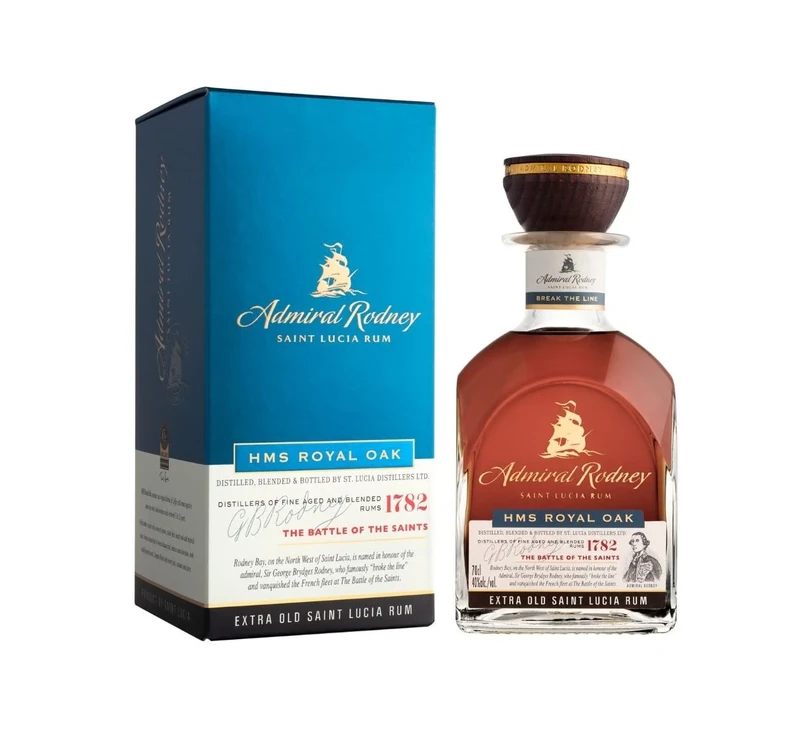 Admiral Rodney 40% Royal Oak Golden Rum, 70 cl