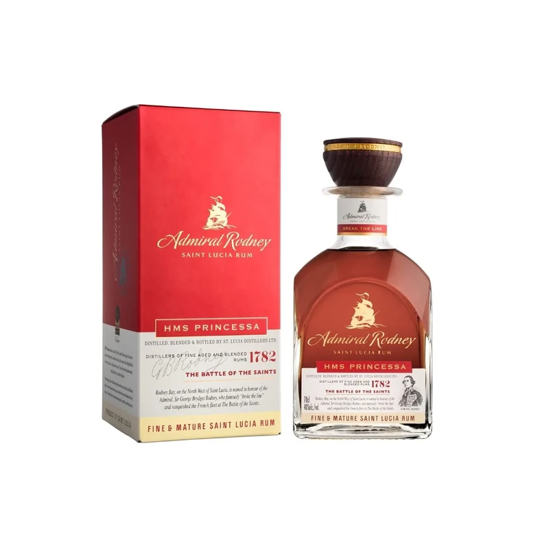 Admiral Rodney 40% Princessa Golden Rum, 70 cl