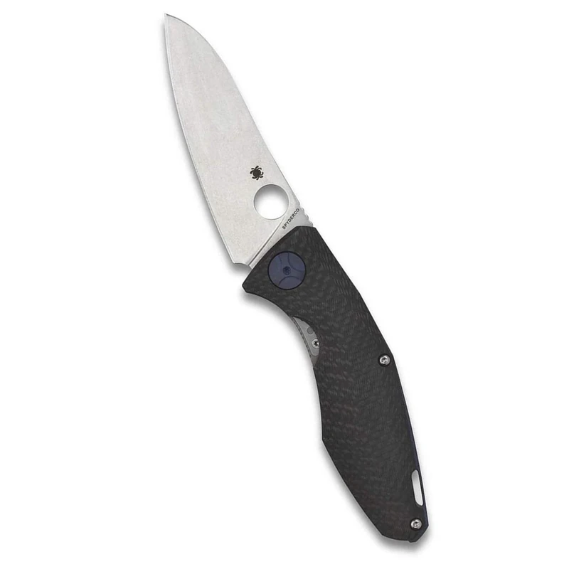 Spiderco C235CFTIP Knife, Black, 75 mm Blade