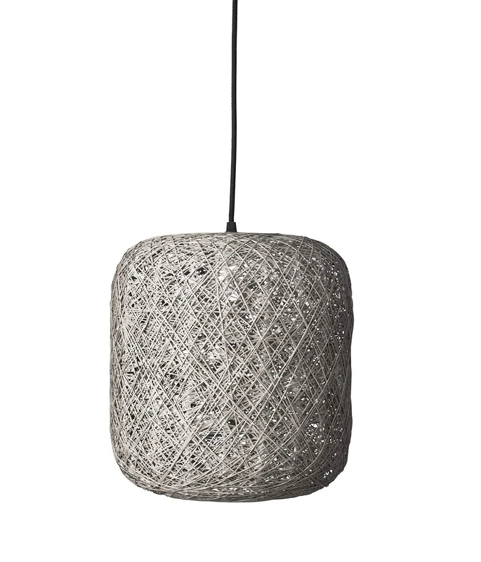 Dyberg Larsen Spin Pendant Lamp, Small, Grey - Image 1
