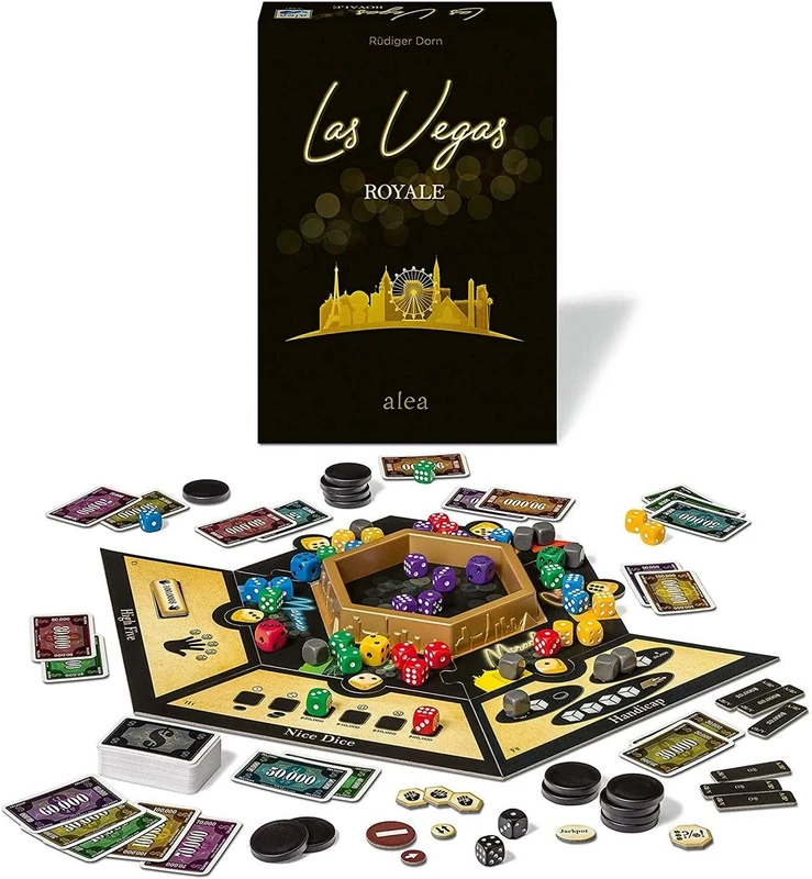 Ravensburger Las Vegas Royale Strategy Board Games for Families - Adults & Kids Age 8 Up