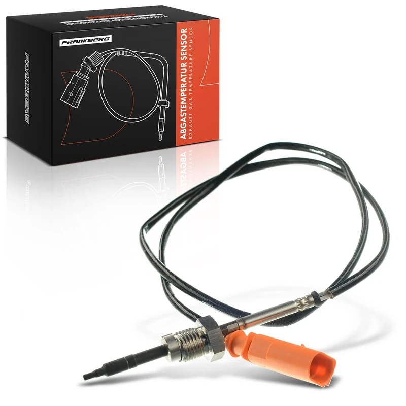 Flue gas temperature sensor catalytic converter Compatible with A3 8P Altea 5P1 Leon 1P1 Octavia II 1Z Beetle 5C Golf 5K 1.6L 2.0L year 2008/02-2018/12