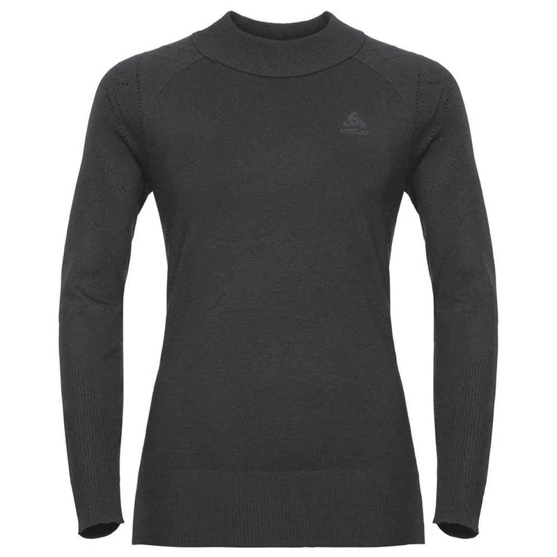 Odlo(オドロ Women Midlayer Unity Kinship Midlayer - Black, M