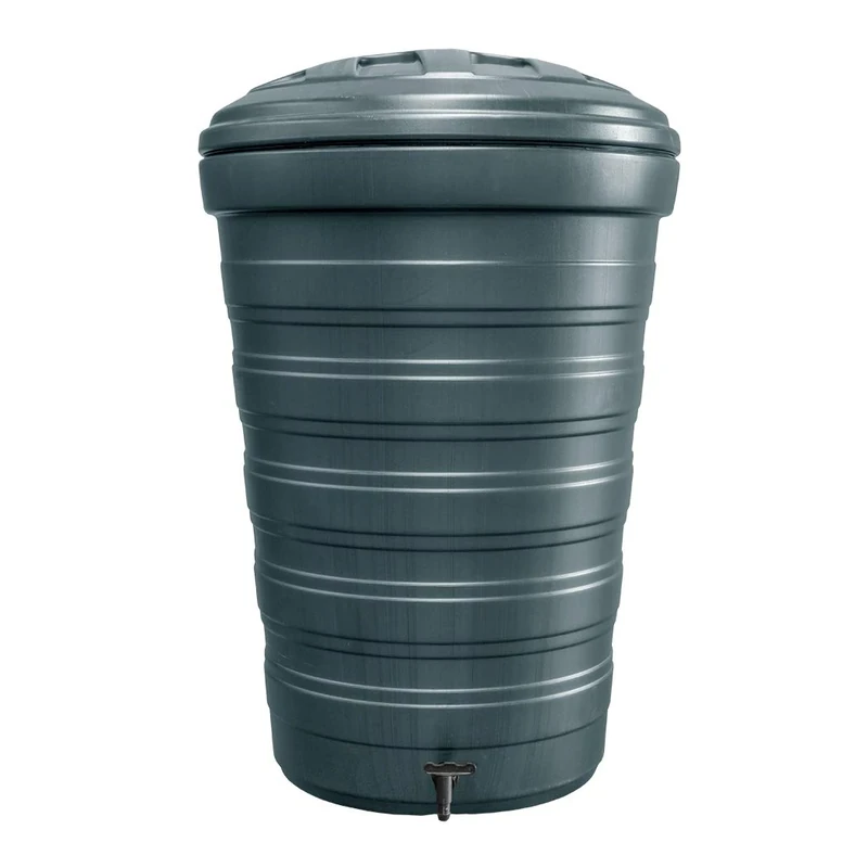 PLANT!T 200L Stackable Water Butt, Black