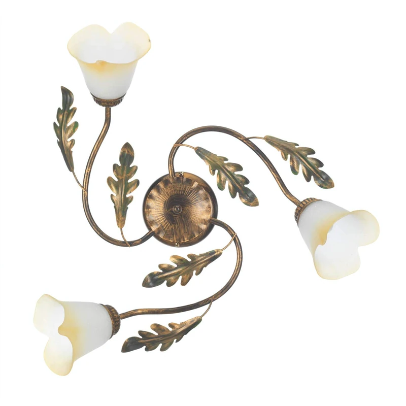 Onli Wall Light in Metal Classic 3 luci Bronze