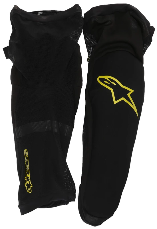 ALPINESTAR Men's Paragon Plus Knee/Shin Protector, Black Acid Yellow, X-Small