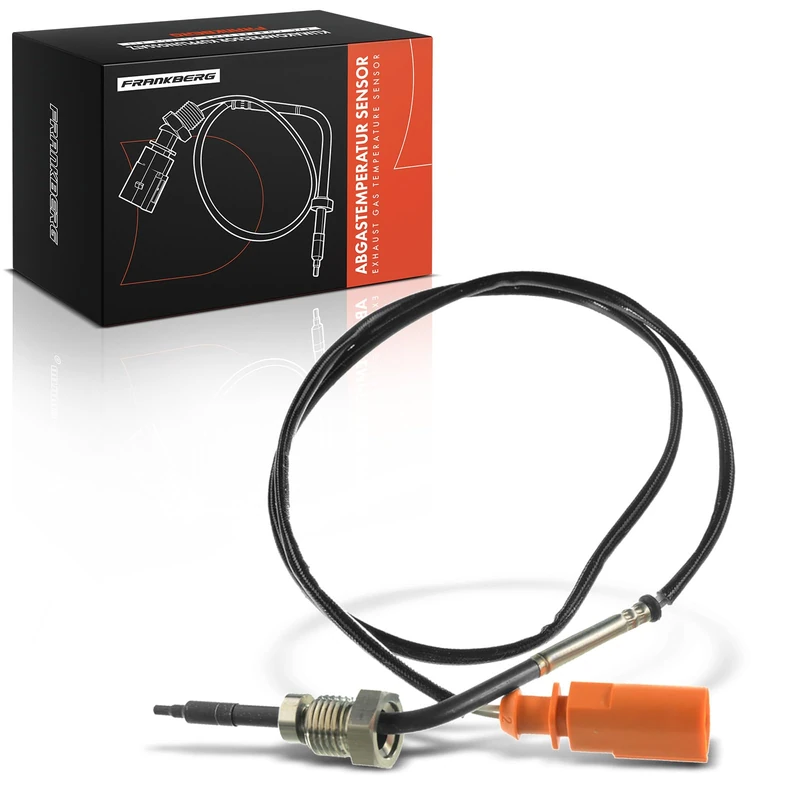 Exhaust Gas Temperature Sensor After Soot Particulate Filter Compatible with A1 8X Ibiza IV 6J Fabia II 542 Roomster 5J Polo 6R 1.2L 1.6L Year of Manufacture 2009/05-2018/12