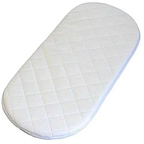 Microfibre Hypoallergenic Moses Basket Mattress Will Fit Mamas & Papas and Mothercare Moses Baskets (74x28x4cm)
