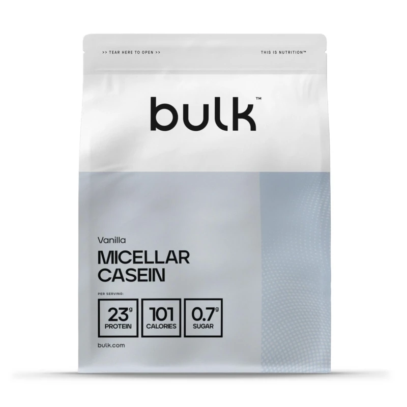 Bulk Micellar Casein Protein Powder, Protein Shake, Vanilla, 2.5 kg, Packaging May Vary