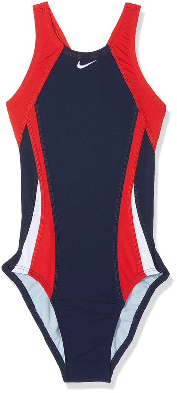 NIKE Ness7051-647 Competition Swimsuit, Girls, girls, NESS7051-647_24, red, 24